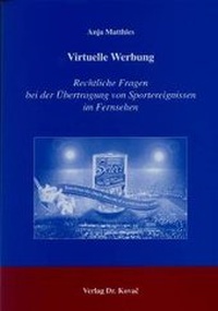 Abbildung von: Virtuelle Werbung - Kovac, Dr. Verlag