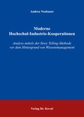 Cover: Moderne Hochschul-Industrie-Kooperationen - Kovac, Dr. Verlag