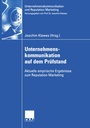 Bild: Unternehmenskommunikation auf dem Pr&uuml;fstand - Deutscher Universit&auml;tsverlag