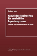 Cover: Knowledge Engineering f&uuml;r betriebliche Expertensysteme - Deutscher Universit&auml;tsverlag