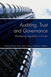 Enlarge image Cover: Auditing, Trust and Governance - Routledge