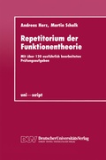 Cover: Repetitorium der Funktionentheorie - Deutscher Universit&auml;tsverlag