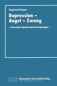 Enlarge image Cover: Depression, Angst und Zwang - Deutscher Universitätsverlag