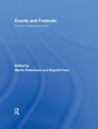 Cover: Events and Festivals - Routledge