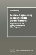 Cover: Reverse Engineering konzeptioneller Datenschemata - Deutscher Universit&auml;tsverlag