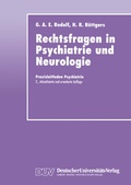 Cover: Rechtsfragen in Psychiatrie und Neurologie - Deutscher Universit&auml;tsverlag