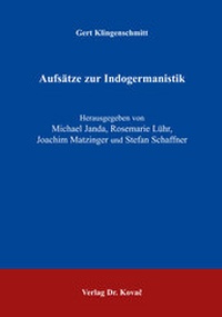 Abbildung von: Aufsätze zur Indogermanistik - Kovac, Dr. Verlag