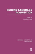 Cover: Second Language Acquisition: v. 1 - Routledge