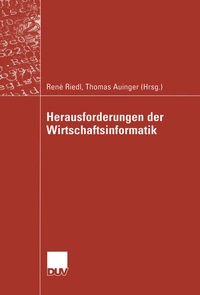 Abbildung von: Herausforderungen der Wirtschaftsinformatik - Deutscher Universitätsverlag