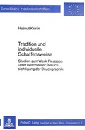 Cover: Tradition und individuelle Schaffensweise - Peter Lang Verlag