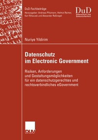 Abbildung von: Datenschutz im Electronic Government - Deutscher Universitätsverlag