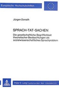Abbildung von: Sprach-Tat-Sachen - Peter Lang Verlag