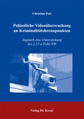 Bild: Polizeiliche Video&uuml;berwachung an Kriminalit&auml;tsbrennpunkten - Kovac, Dr. Verlag