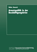 Cover: Armutspolitik in der Besch&auml;ftigungskrise - Deutscher Universit&auml;tsverlag