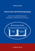 Cover: Steuerrecht und Rechnungslegung - Kovac, Dr. Verlag