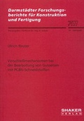 Cover: Verschlei&szlig;mechanismen bei der Bearbeitung von Gusseisen mit PCBN-Schneidstoffen - Shaker