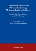 Cover: Dimensionen angewandter Wirtschaftsforschung: Methoden, Regionen, Sektoren - Kovac, Dr. Verlag