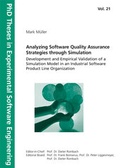 Cover: Analyzing Software Quality Assurance Strategies through Simulation. - Fraunhofer IRB Verlag