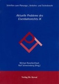 Bild: Aktuelle Probleme des Eisenbahnrechts / Aktuelle Probleme des Eisenbahnrechts - Kovac, Dr. Verlag