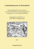 Cover: Landeskulturgesetze in Deutschland - Kovac, Dr. Verlag