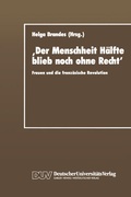 Cover: 'Der Menschheit H&auml;lfte blieb noch ohne Recht' - Deutscher Universit&auml;tsverlag