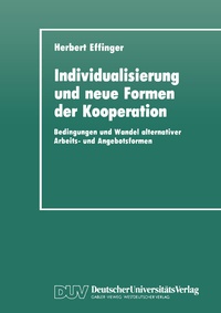 Abbildung von: Individualisierung und neue Formen der Kooperation - Deutscher Universitätsverlag
