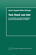 Cover: Vom Stand zum Amt - Deutscher Universit&auml;tsverlag