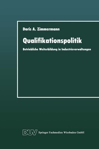 Abbildung von: Qualifikationspolitik - Deutscher Universitätsverlag