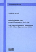 Cover: Die Erg&auml;nzungs- und Ausgleichsaufgaben der Kreise - Shaker