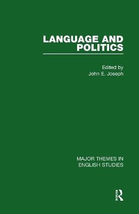 Enlarge image Cover: Language and Politics: v. 1 - Routledge
