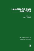 Cover: Language and Politics: v. 2 - Routledge