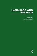 Cover: Language and Politics - Routledge
