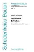 Cover: Sch&auml;den an Estrichen - Fraunhofer IRB Verlag