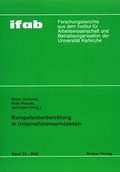 Cover: Kompetenzentwicklung in Unternehmensprozessen - Shaker