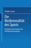 Cover: Die Medienrealit&auml;t des Sports - Deutscher Universit&auml;tsverlag