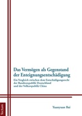 Bild: Das Vermögen als Gegenstand der Enteignungsentschädigung. - Tectum Wissenschaftsverlag