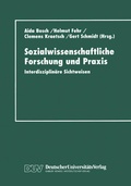 Cover: Sozialwissenschaftliche Forschung und Praxis - Deutscher Universit&auml;tsverlag