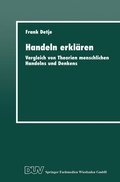 Cover: Handeln erkl&auml;ren - Deutscher Universit&auml;tsverlag