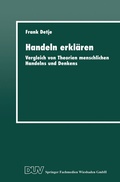 Cover: Handeln erkl&auml;ren - Deutscher Universit&auml;tsverlag
