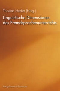 Abbildung von: Linguistische Dimensionen des Fremdsprachenunterrichts - Königshausen & Neumann
