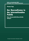 Cover: Der Neorealismus in der internationalen Politik - Deutscher Universit&auml;tsverlag