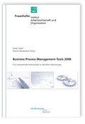 Cover: Business Process Management Tools 2008. - Fraunhofer IRB Verlag