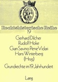 Cover: Grundrechte im 19. Jahrhundert - Peter Lang Verlag