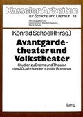 Cover: Avantgardetheater und Volkstheater - Peter Lang Verlag