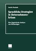 Cover: Sprachliche Strategien in Unternehmenskrisen - Deutscher Universit&auml;tsverlag