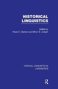 Cover: Historical Linguistics - Routledge