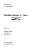 Cover: Model-based Testing in Practice. - Fraunhofer IRB Verlag