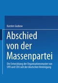 Cover: Abschied von der Massenpartei - Deutscher Universit&auml;tsverlag