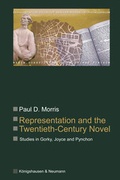 Cover: Representation and the Twentieth-Century Novel - K&ouml;nigshausen & Neumann