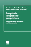Cover: Europ&auml;ische Integrationsperspektiven - Deutscher Universit&auml;tsverlag